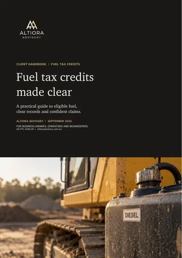 Fuel Tax Credits Made Clear, page 1