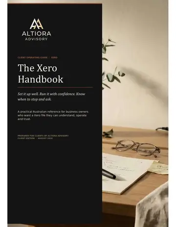 The Xero Handbook, page 1