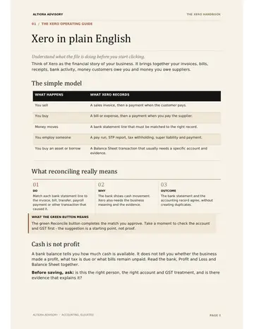 The Xero Handbook, page 8